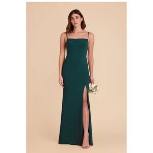 Birdy Grey Ash Dress Emerald Green‎ Cowl Neck Bridesmaid Gown XS NWT BG1026EM01
